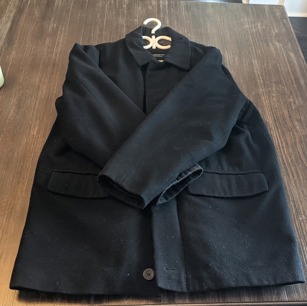 Claiborne Wool Jacket Large Men's